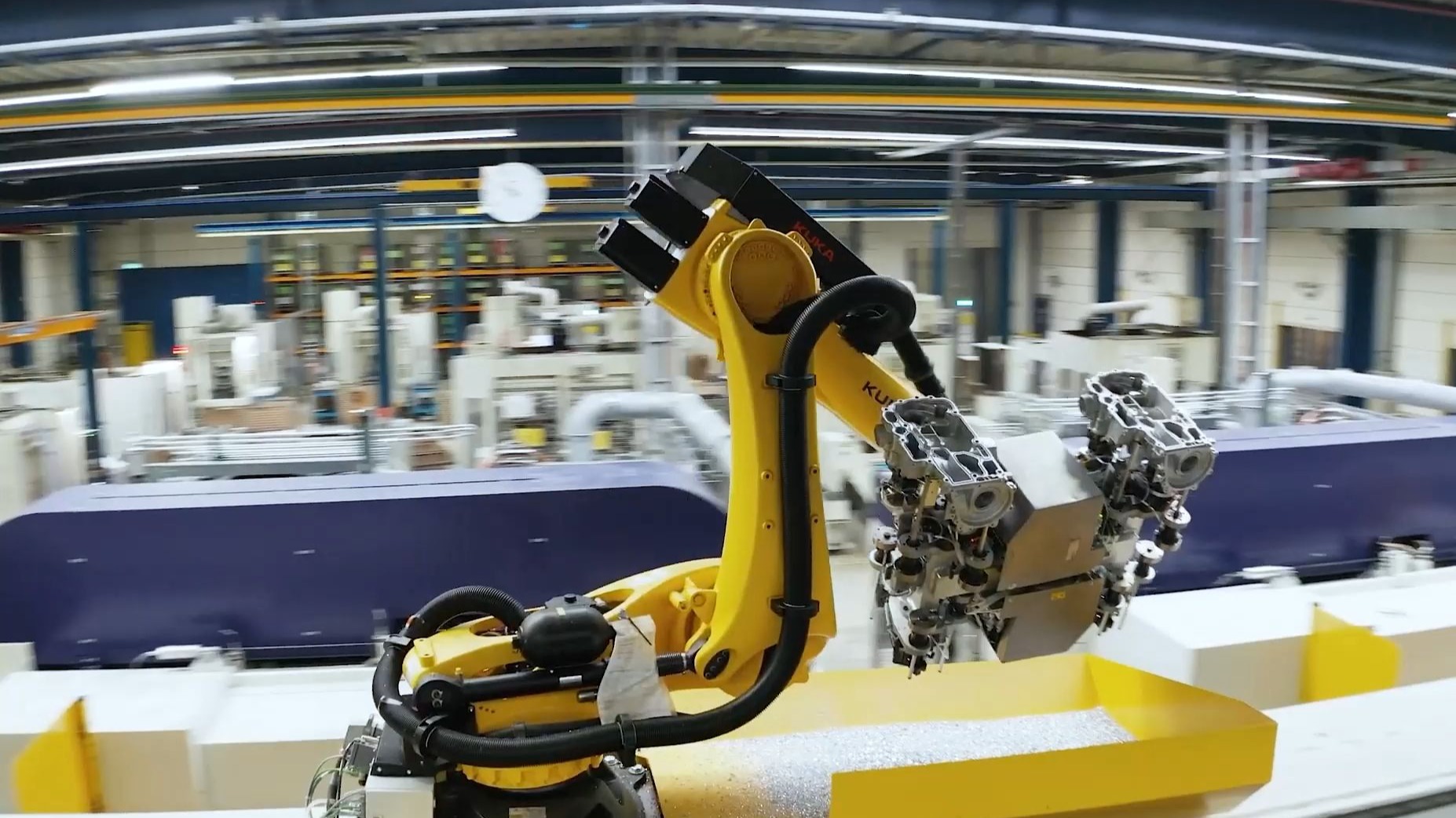 【柔性制造】卧式加工中心汽车加工柔性生产线