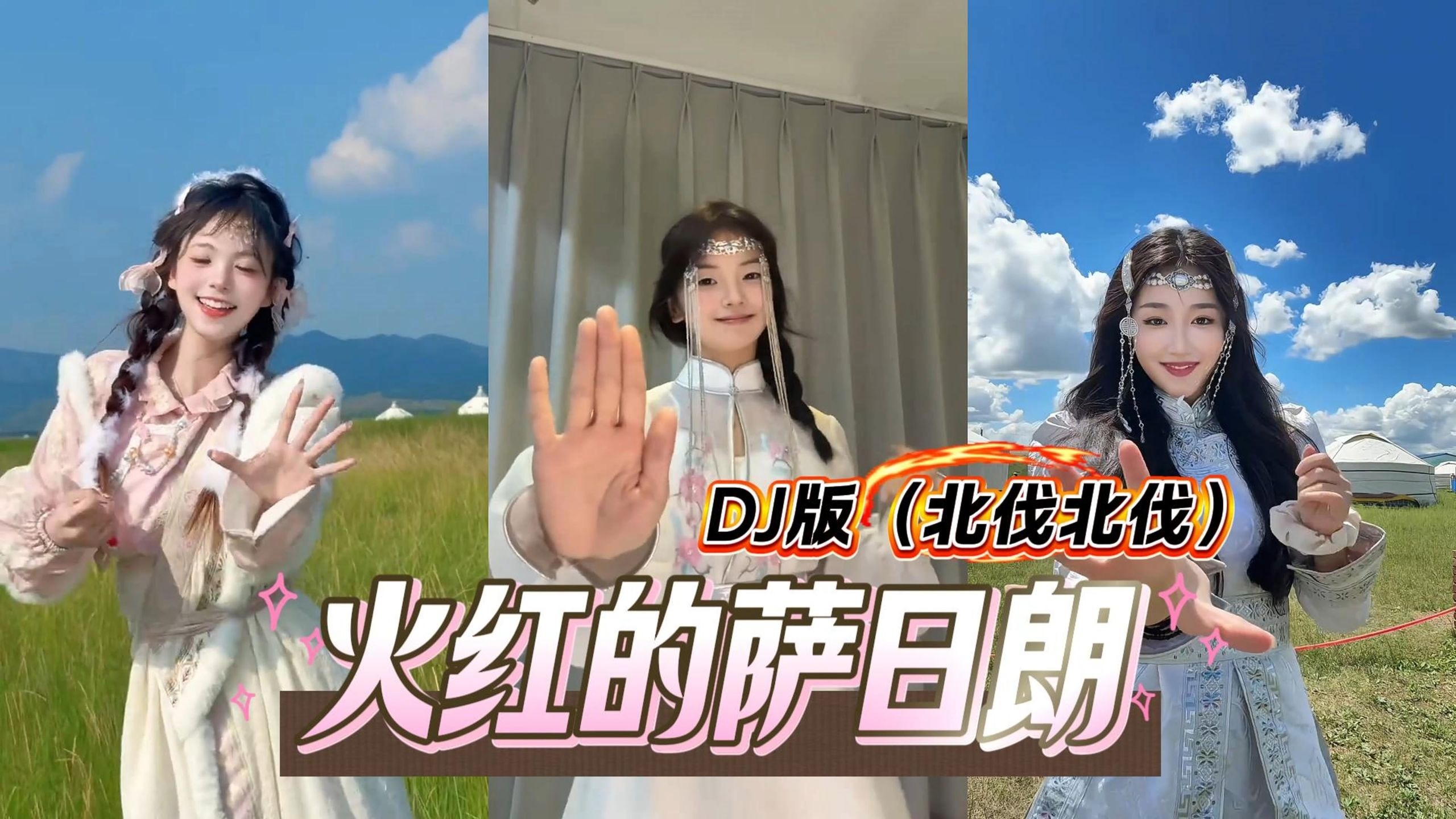北伐！北伐！《火红的萨日朗》DJ版 草原最美的花 火红的萨日朗