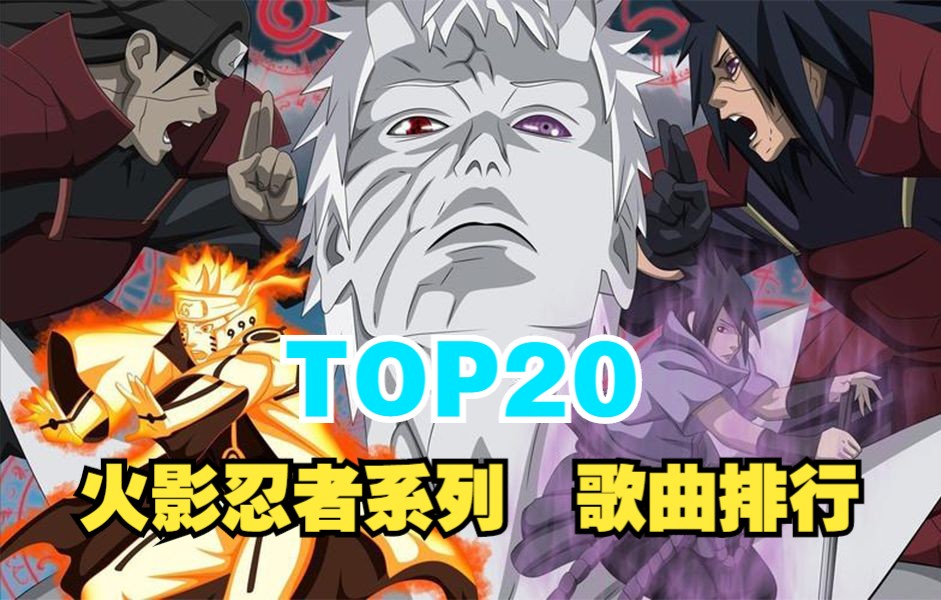 【TOP20】火影忍者系列歌曲全球人气排行榜，哪首是你心目中的第一！！