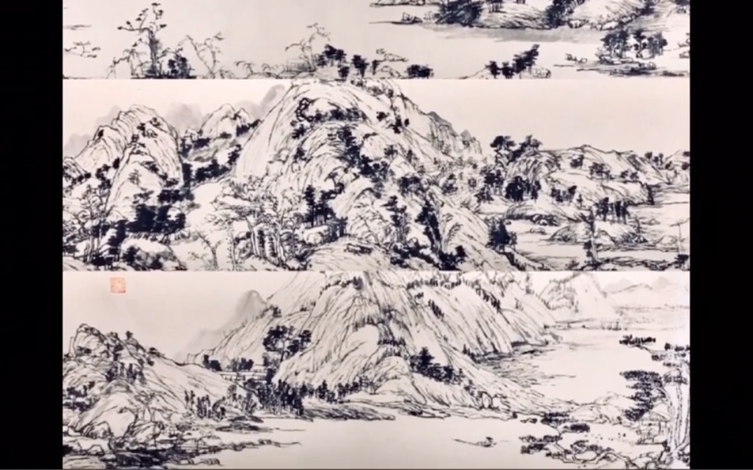 【国画#国画 临习|元#黄公望《富春山居图 663