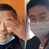 12月7日湖北监利， 孙海洋带儿子在老家吃饭， 一家人留念