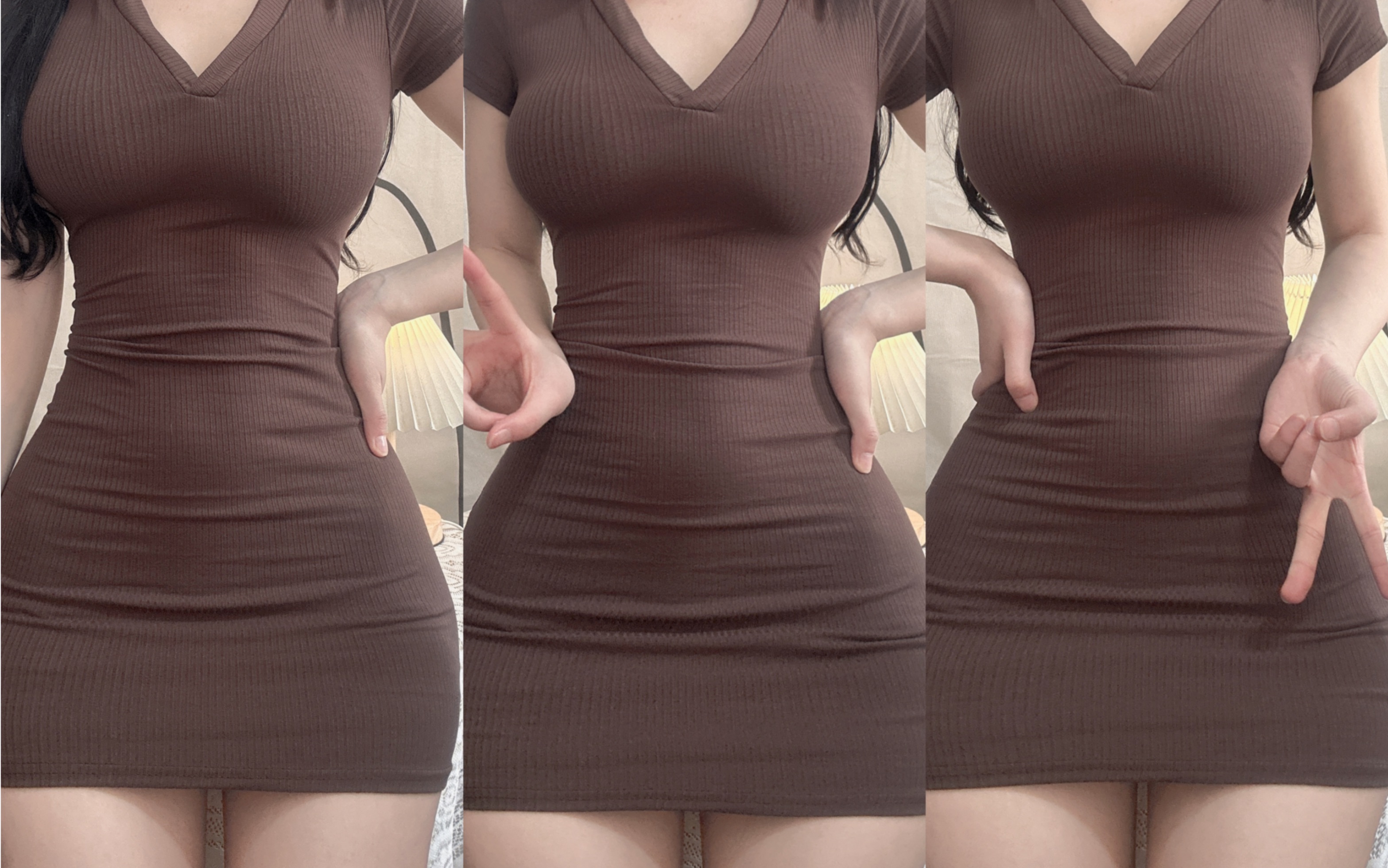 Dark curry wrap dress yyds!!!!