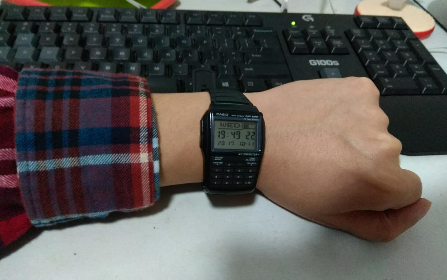 卡西欧计算器手表型号dbc32