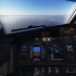 【X-Plane 11】高清画质夕阳中降落|驾驶舱视角