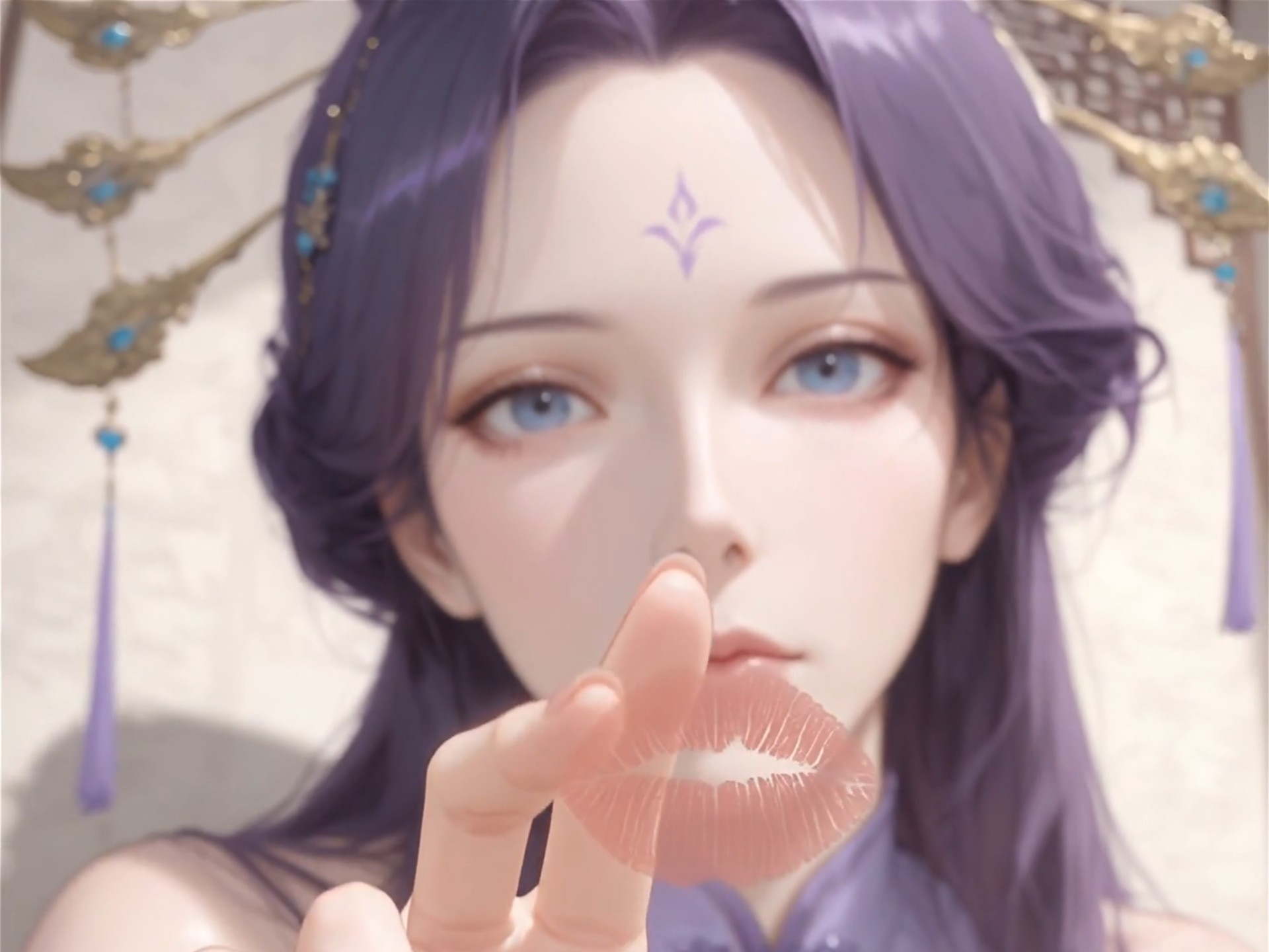 妈妈亲你一口，你就受着，还想造反？