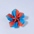 教你折纸双色五瓣花，简单漂亮，儿童很喜欢
