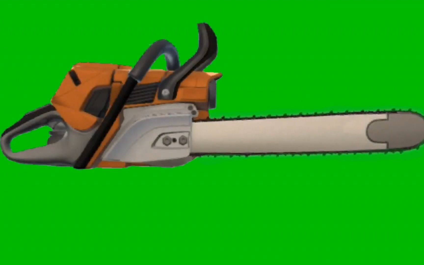 绿幕抠像电锯视频素材