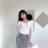 【Eunji Pyoapple】韩国小姐姐的牛仔裤穿搭分享，修身显瘦的裤子