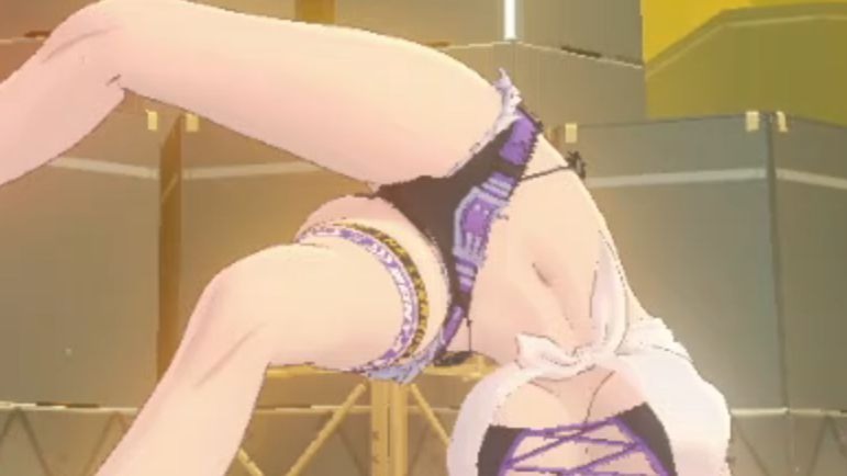 玩了这么久才发现简还会这个姿势