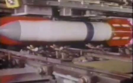 冷战美国UUM-44沙布洛克反潜导弹装填-发射