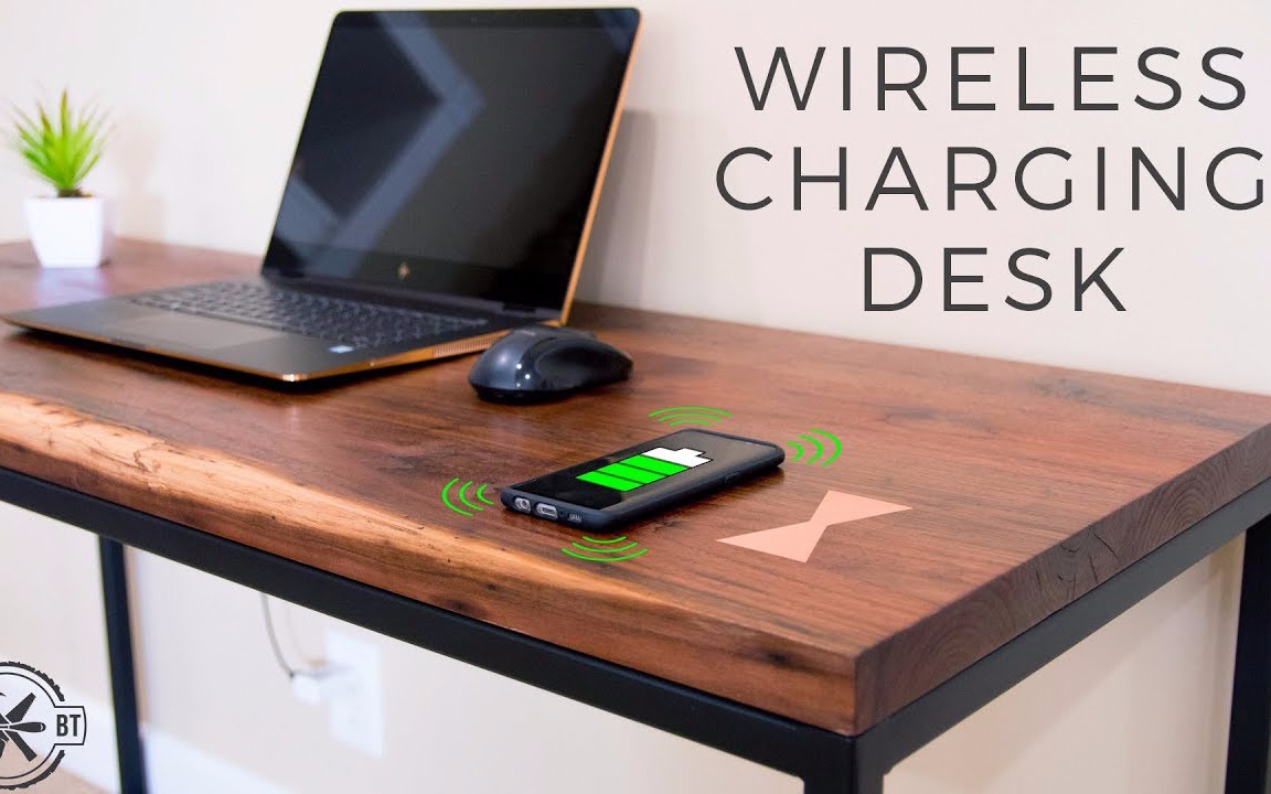 【YouTube】手工打造一个真无线桌面 | How to Make a Desk with Hidden Wireless Charging哔哩哔哩bilibili