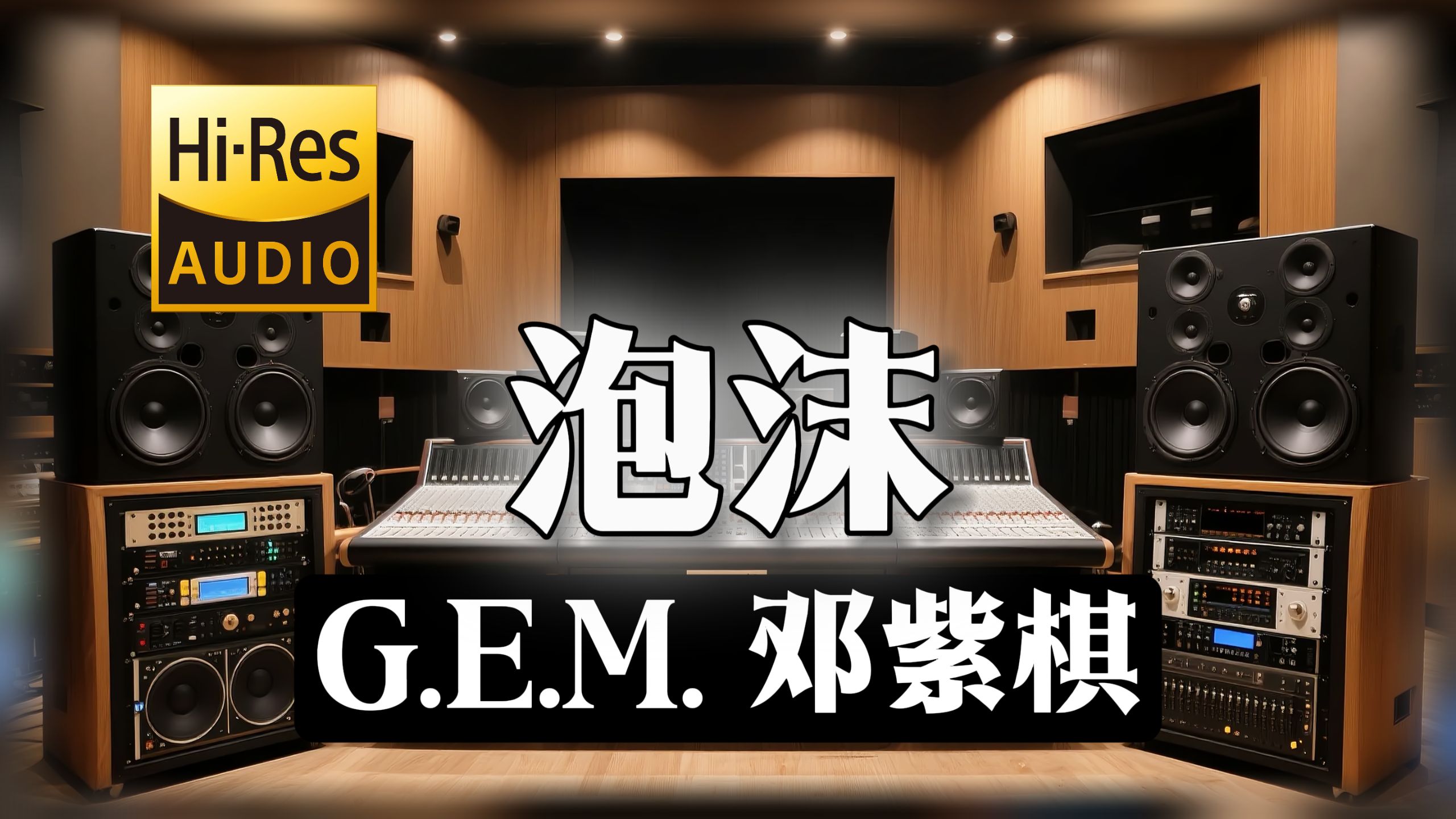 【𝐇𝐢-𝐑𝐞𝐬无损音质】｜《泡沫》- G.E.M. 邓紫棋 -‘美丽的泡沫 虽然一刹花火’