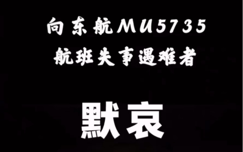 mu5735132个人132种人生默哀致意