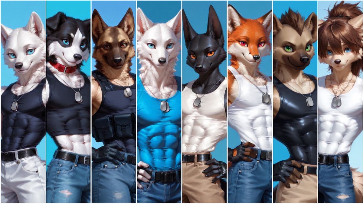 战术furry·写实【AI绘画】