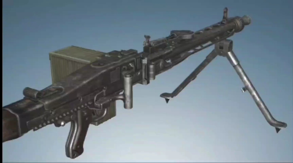 洗头佬的电锯MG42的工作原理，开膛待击，采用滚珠闭锁