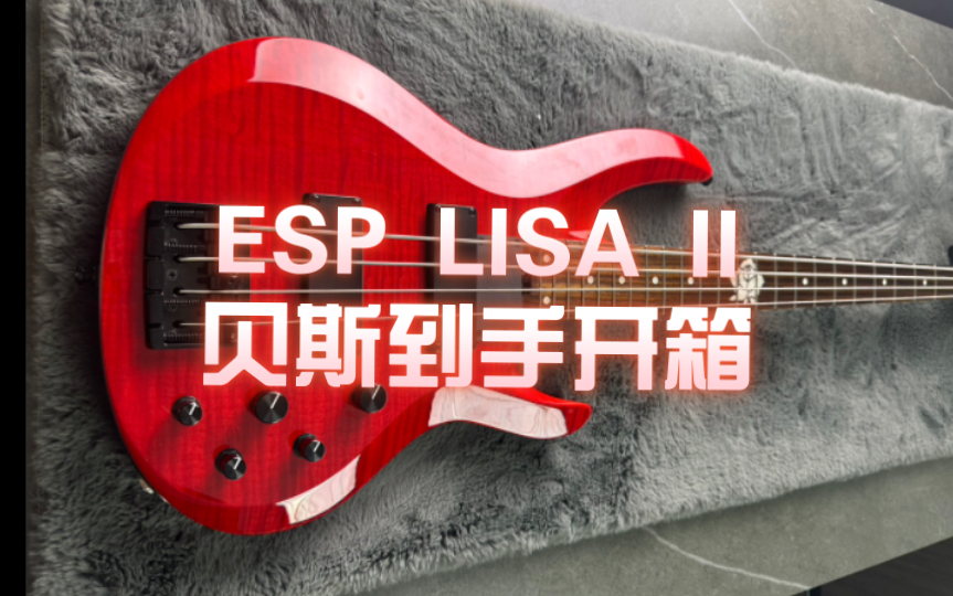 邦邦ESP LISA II 贝斯开箱！E标邦琴 太好看啦！