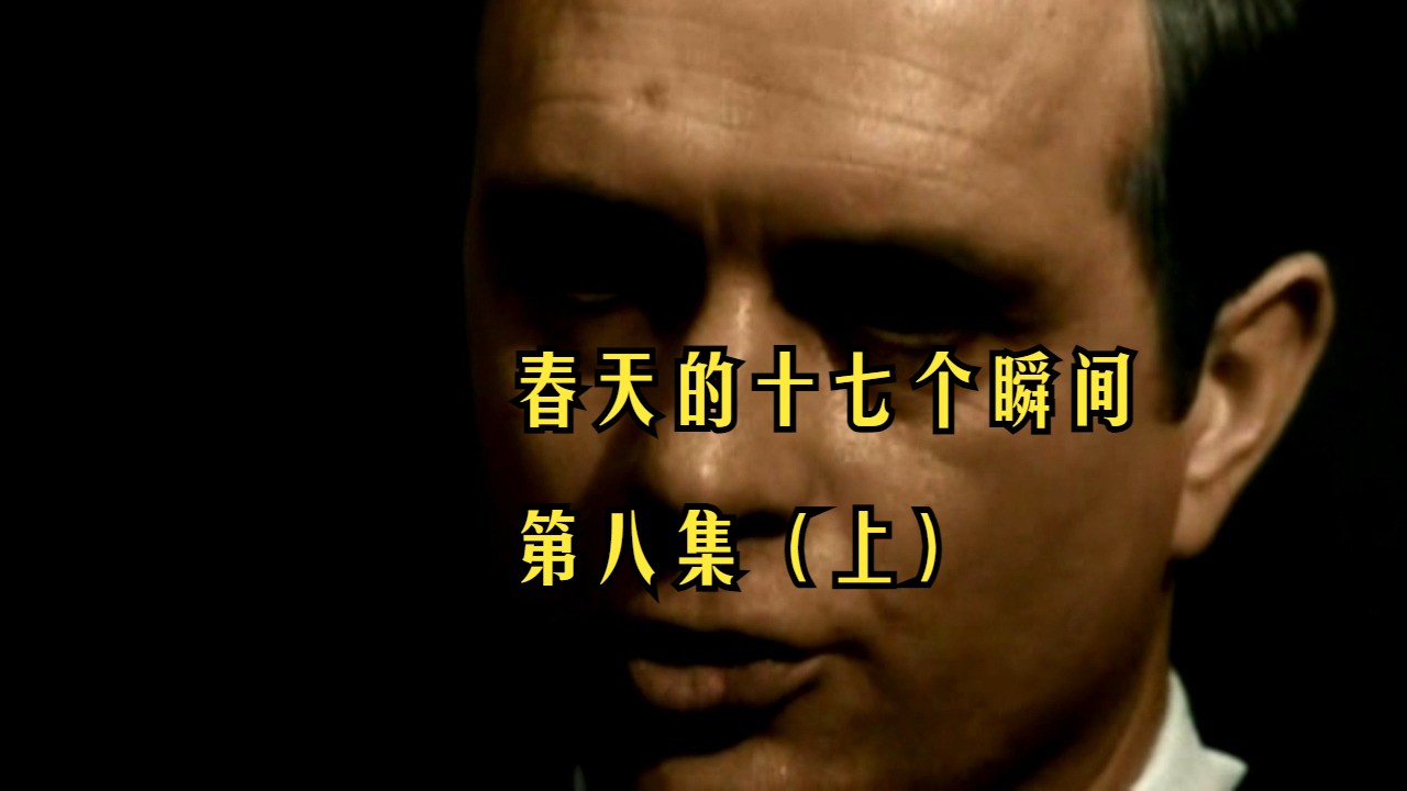 4K高清 前苏联经典谍战电视电影 - 春天的十七个瞬间 第八集（上）