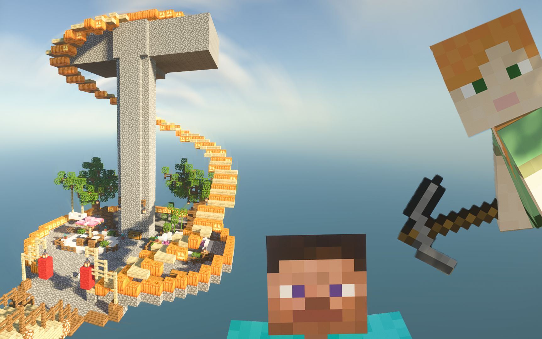 【Minecraft】我的世界 空岛生存 III- 延时摄影（sky factory）_哔哩哔哩_bilibili