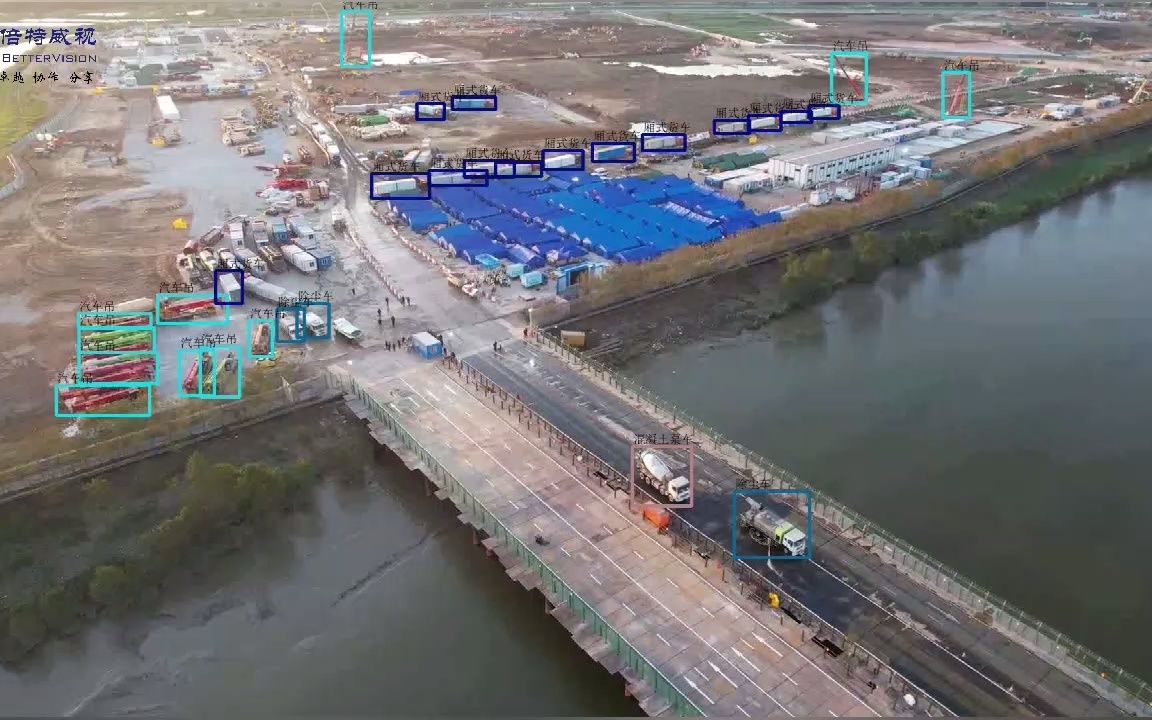 建筑工地车型识别与车辆统计系统