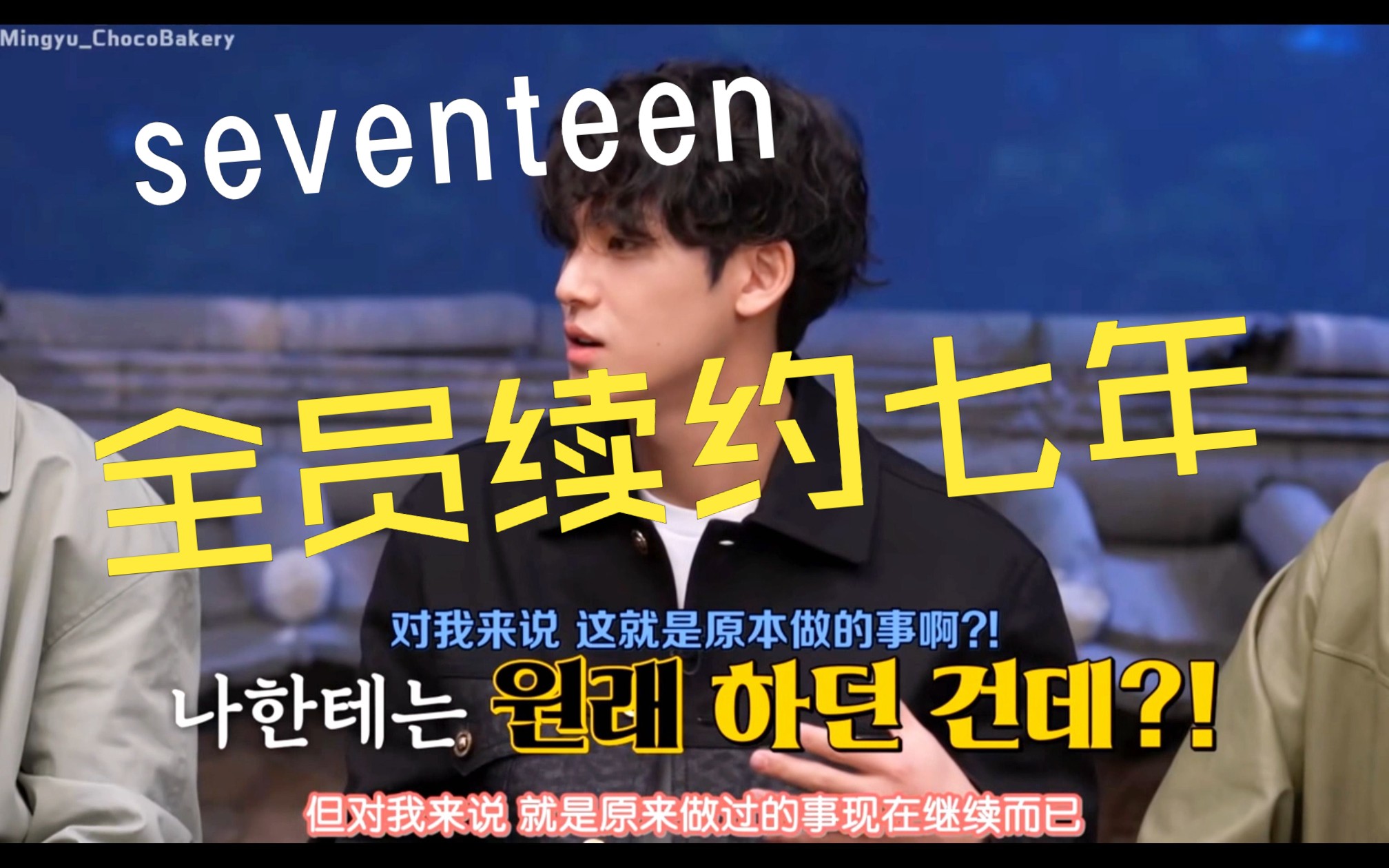 【seventeen全员续约七年采访内幕】【seventeen团魂 催泪】哔哩哔哩bilibili