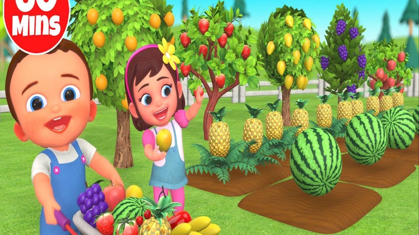 学习水果、颜色、形状、数字等等！60分钟婴幼儿教育视频 玩具和颜色