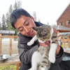 【朔空骑行之旅cut】01 喀纳斯捡了一只狸花小猫 太可爱了 带它去伊犁 铲屎官的快乐