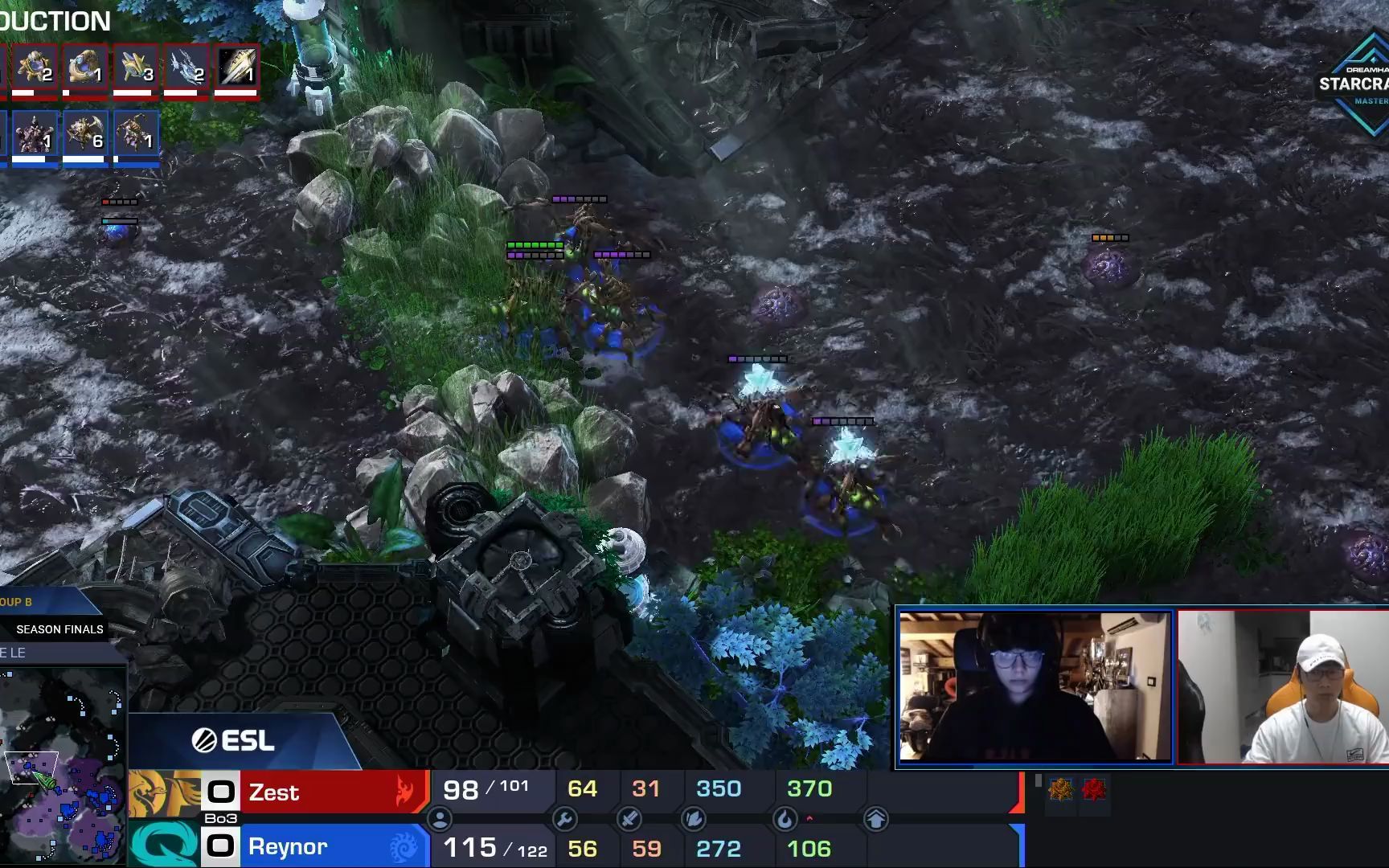 星际争霸2sc2hlzest的虚空海战术reynorvszest