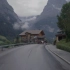 【4K超清】瑞士自驾游(第一视角)｜下雨天从格林德瓦开车至劳特布龙嫩｜欣赏美丽壮观的山景 2021.10