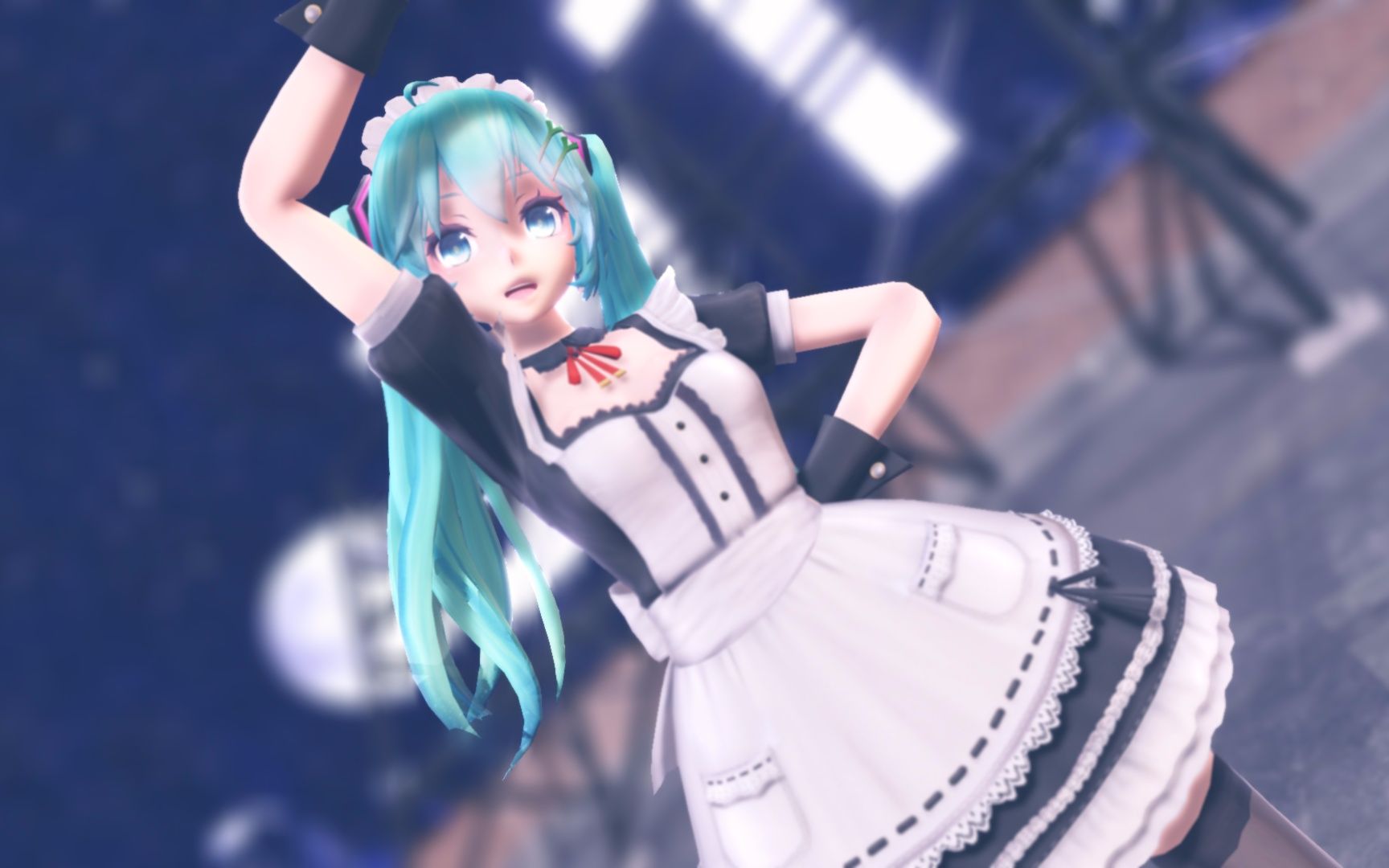 Galaxias! V+MMD TDA女仆初音哔哩哔哩 (゜゜)つロ 干杯~bilibili