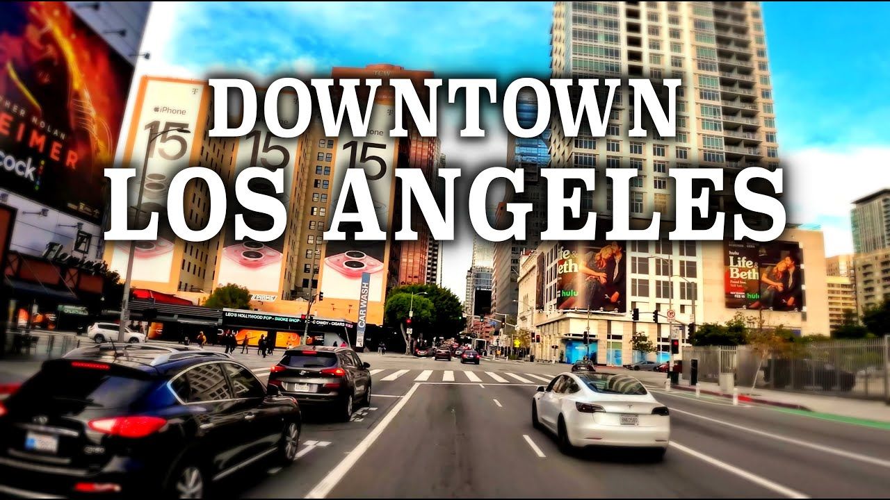 【4K】驾驶在美国加州洛杉矶城区（2024.2.18）