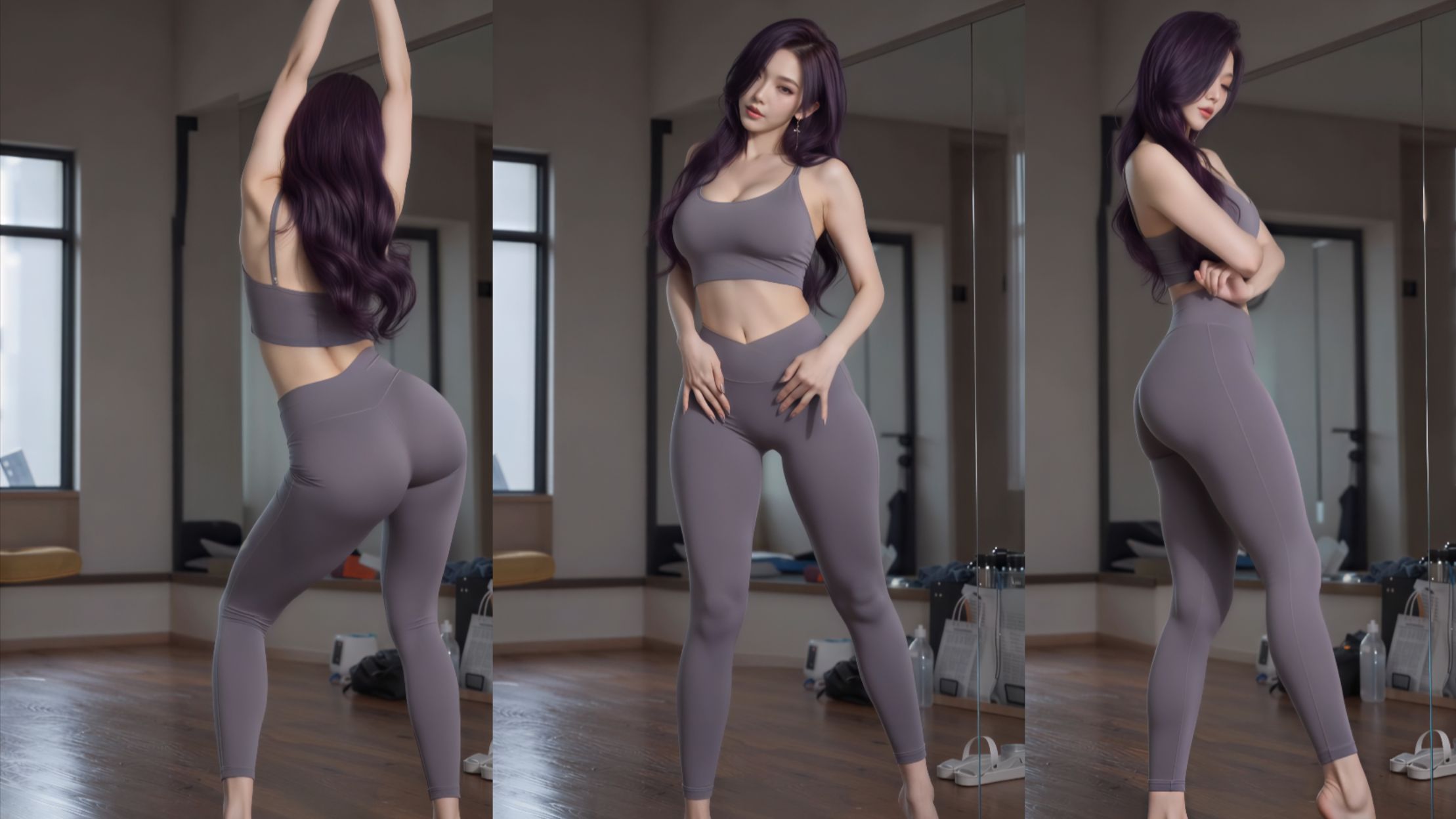 与金美廷的健身房偶遇~~Wiggle Wiggle