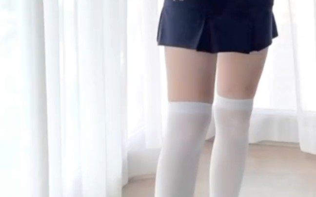 The sweet girl's outfit also has to be a little white silk