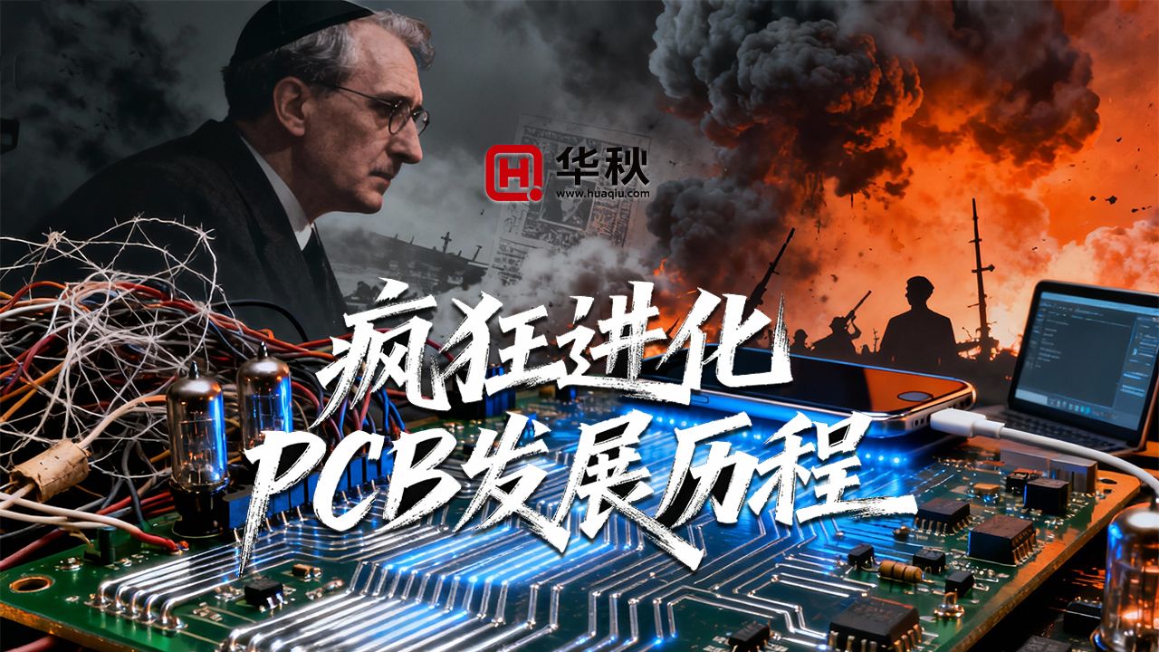 PCB发展历程：战火中的统一，手焊导线的混沌与印刷电路的秩序