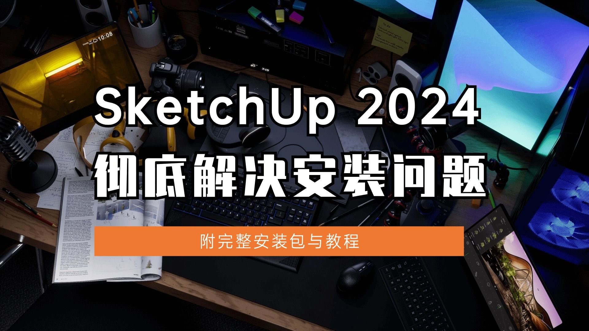 SketchUp 2024安装包下载！彻底解决SketchUp 2024 无法安装问题|SketchUp安装教程