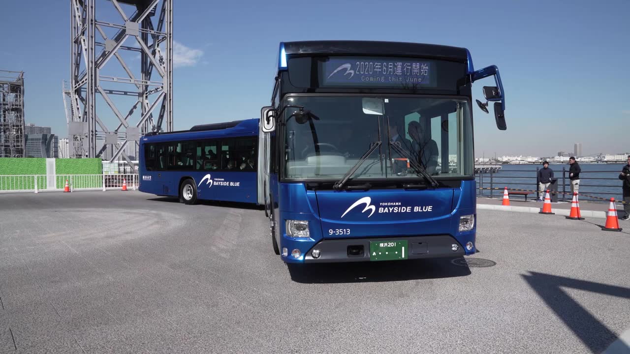 【日本横滨BRT】ISUZU ERGA Duo试车