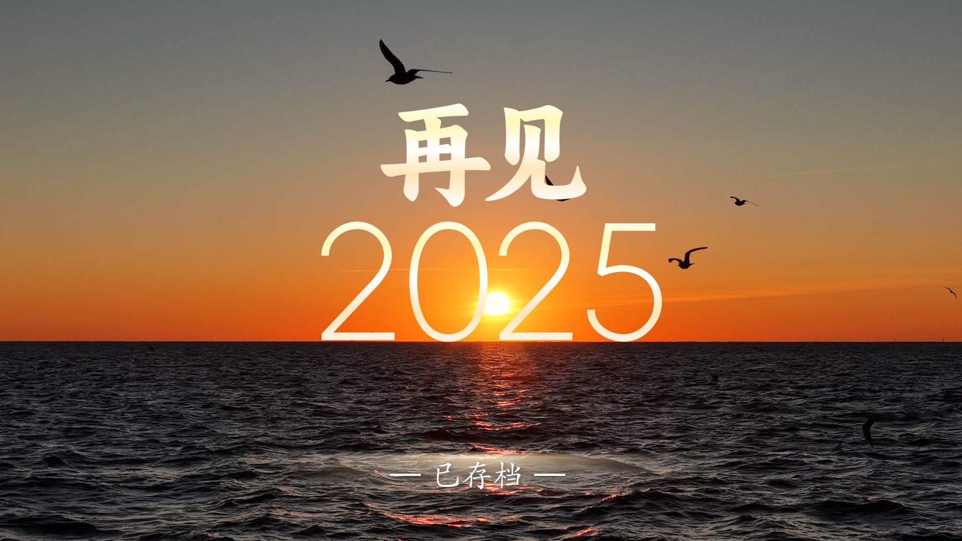 献给2025的告别短片