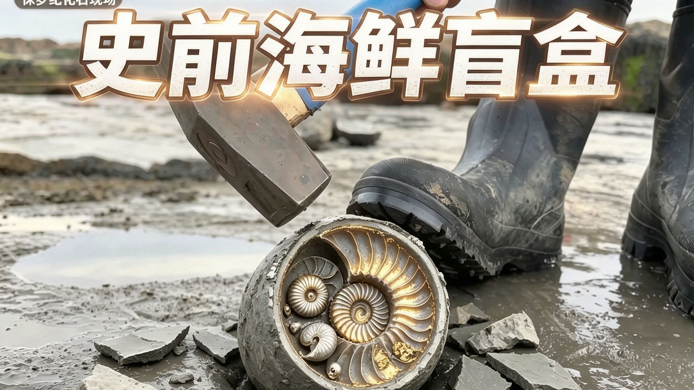 赶海寻找来自1.85亿年前的远古小海鲜！