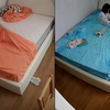 7岁女儿用半小时独自偷偷换好艾莎公主被单，妈妈监控回看好惊喜