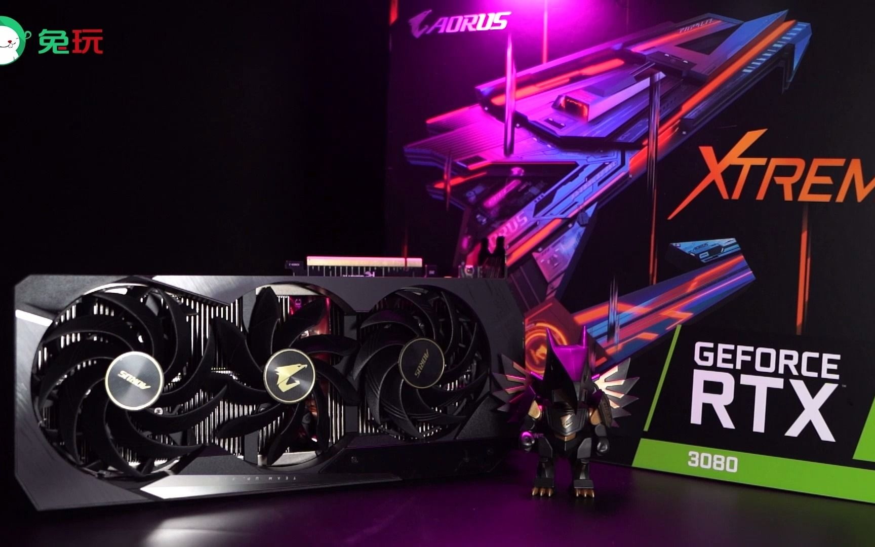 兔玩评测室：技嘉AORUS RTX 3080 XTREME 大雕显卡-哔哩哔哩