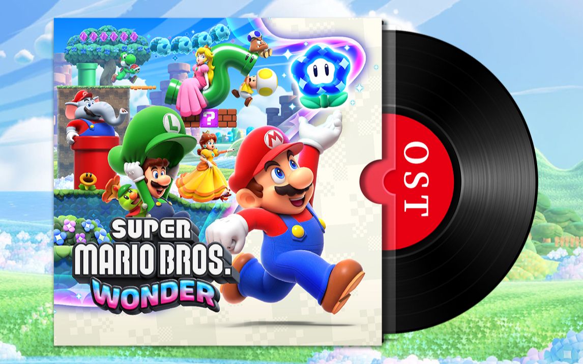 《超级马里奥兄弟：惊奇》原声音乐（FULL OST）音乐可视化