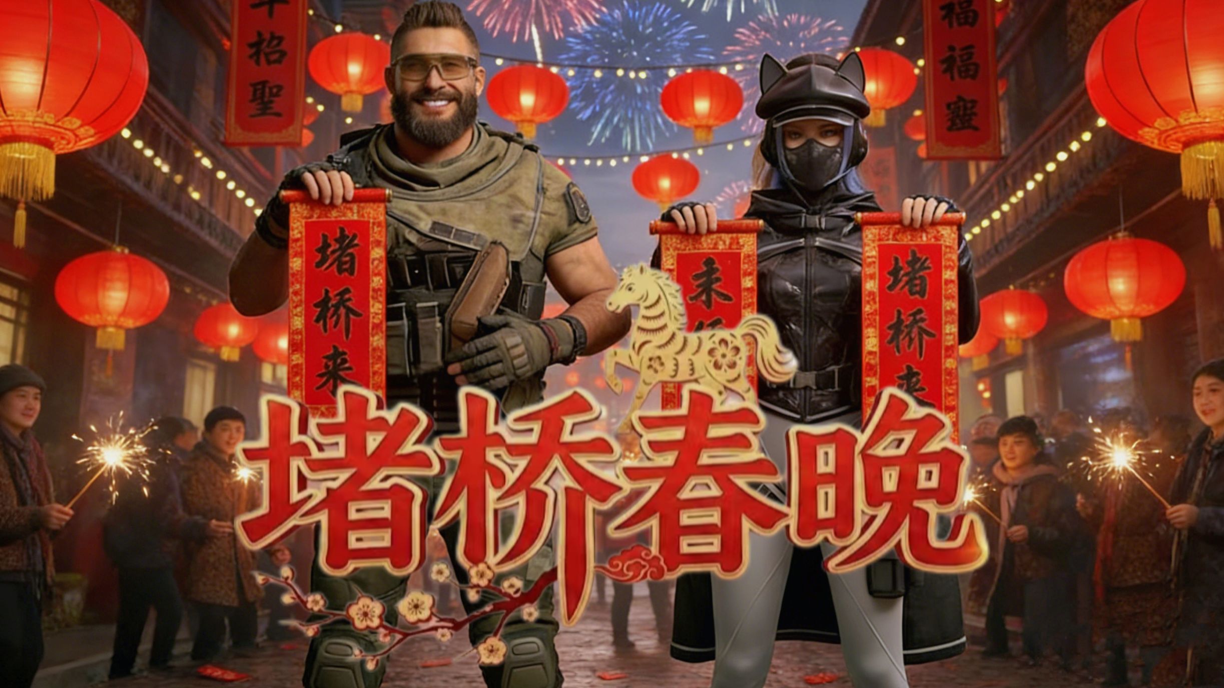 三角洲首届堵桥春晚！能看完的也是神人了