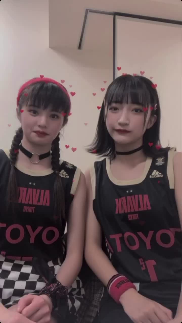 官方tiktok更新原田都爱&小川樱花