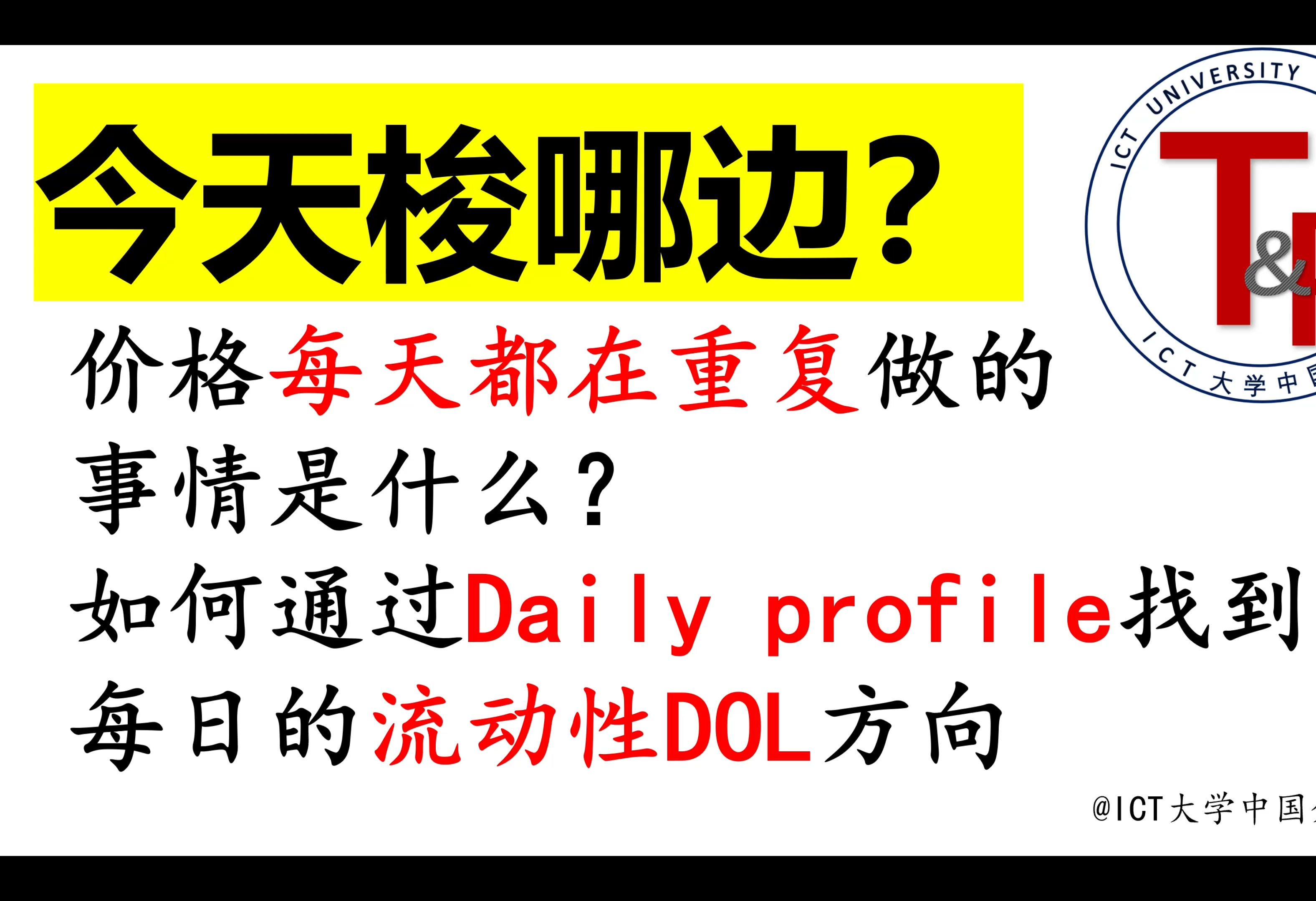 如何通过daily profile找到今天的流动性方向（上集——伦敦反转&纽约反转）