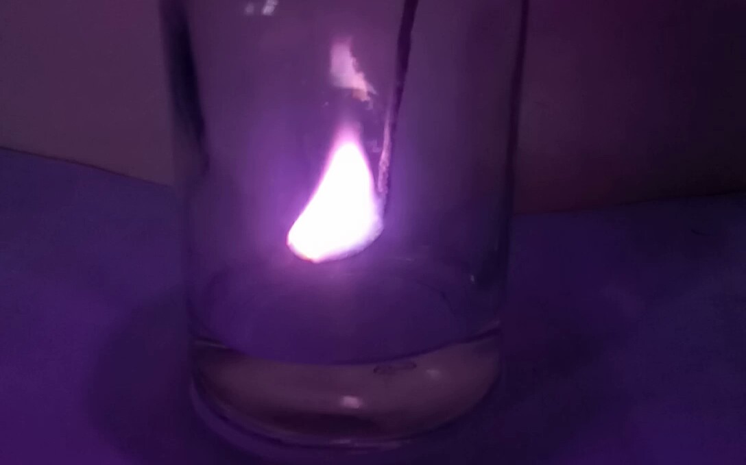 实验,硫的燃烧