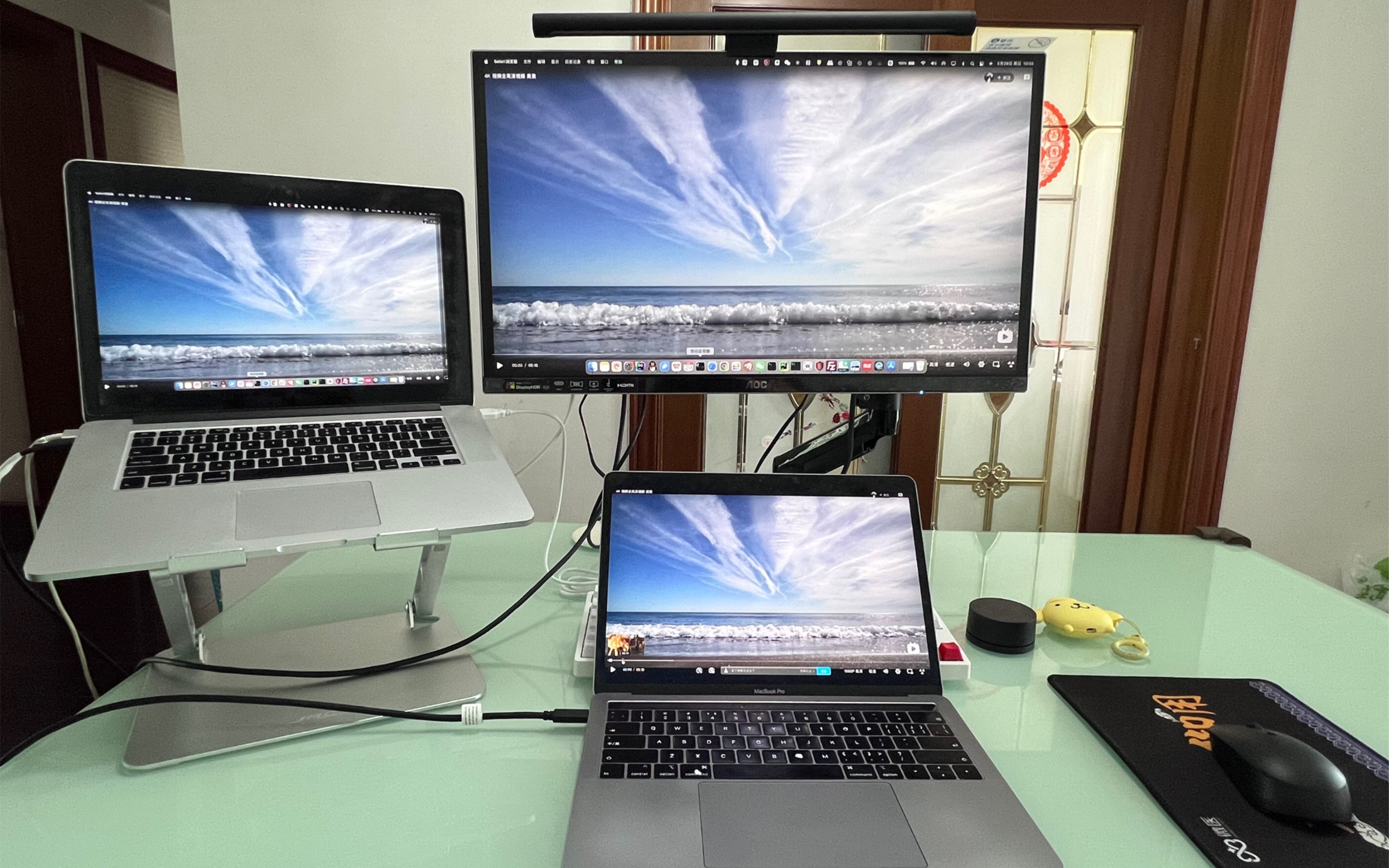 4K显示器-真实使用体验】MacBook Pro（2015, 2019）+ AOC 卢瓦尔27寸4K 
