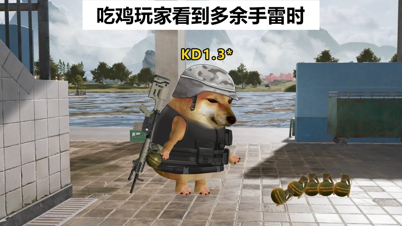 吃鸡玩家看到多余手雷时