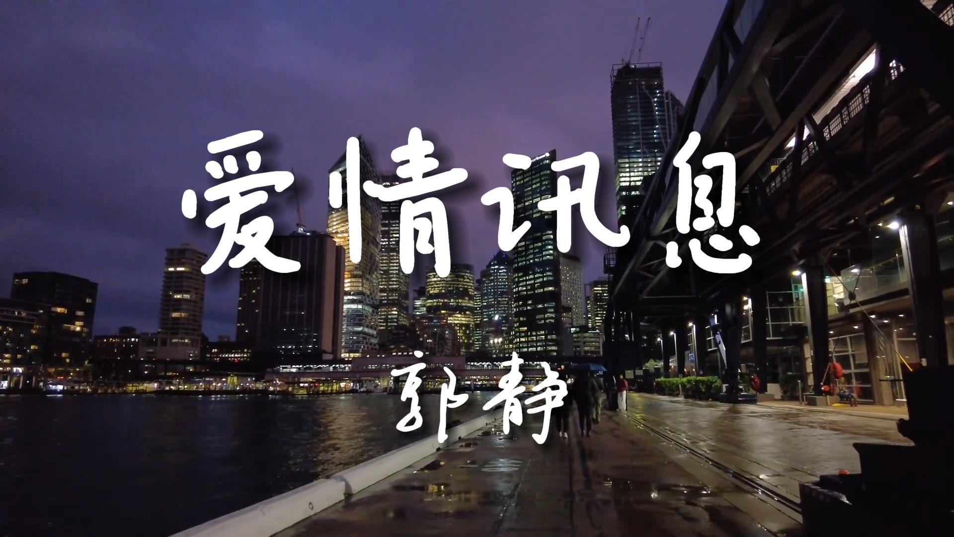 《爱情讯息》-郭静 【Hi-Res无损音质】在等待消息的安静时刻，这首早已随着心跳悄悄传达到你心里......