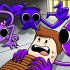波比的游戏时间：紫色家庭团聚，小紫抓住了一个坏蛋！
