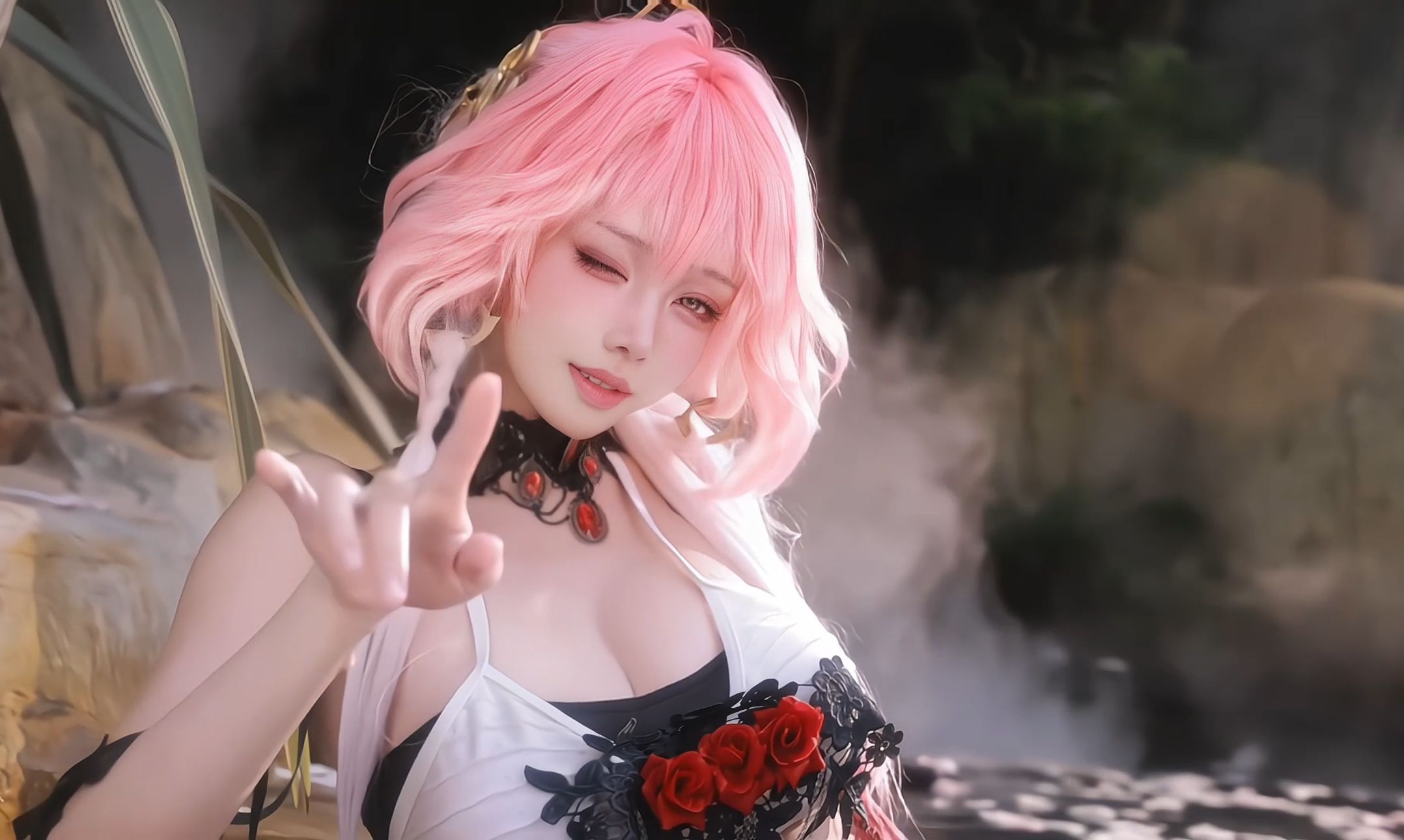 【鸣潮cos群像】漂泊者，这个温泉…一点也不烫