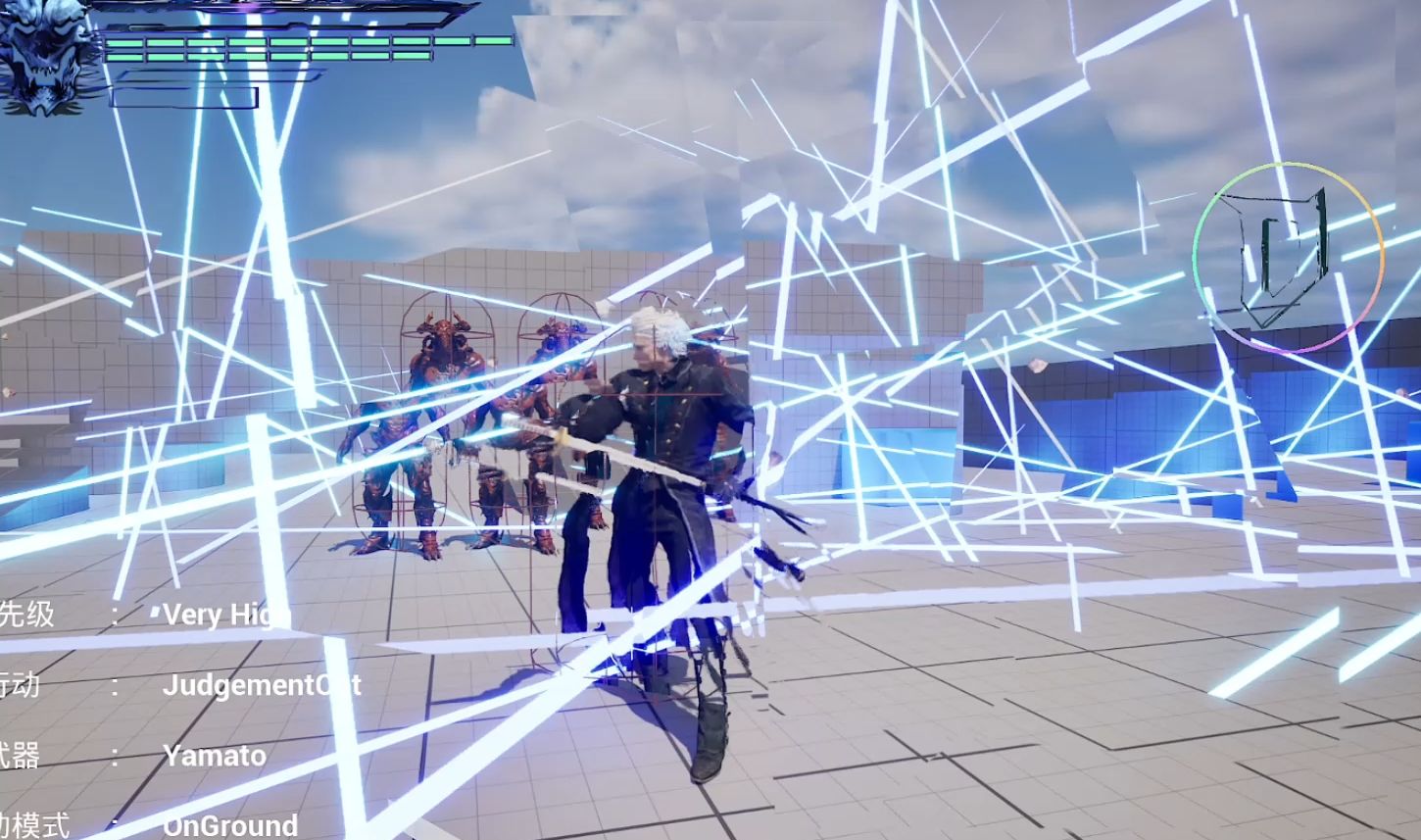 25届游戏策划求职【实习战斗策划/实习执行策划】【ARPG/ACT】UE5/虚幻5鬼泣学习Demo